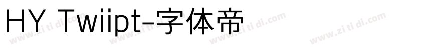 HY Twiipt字体转换